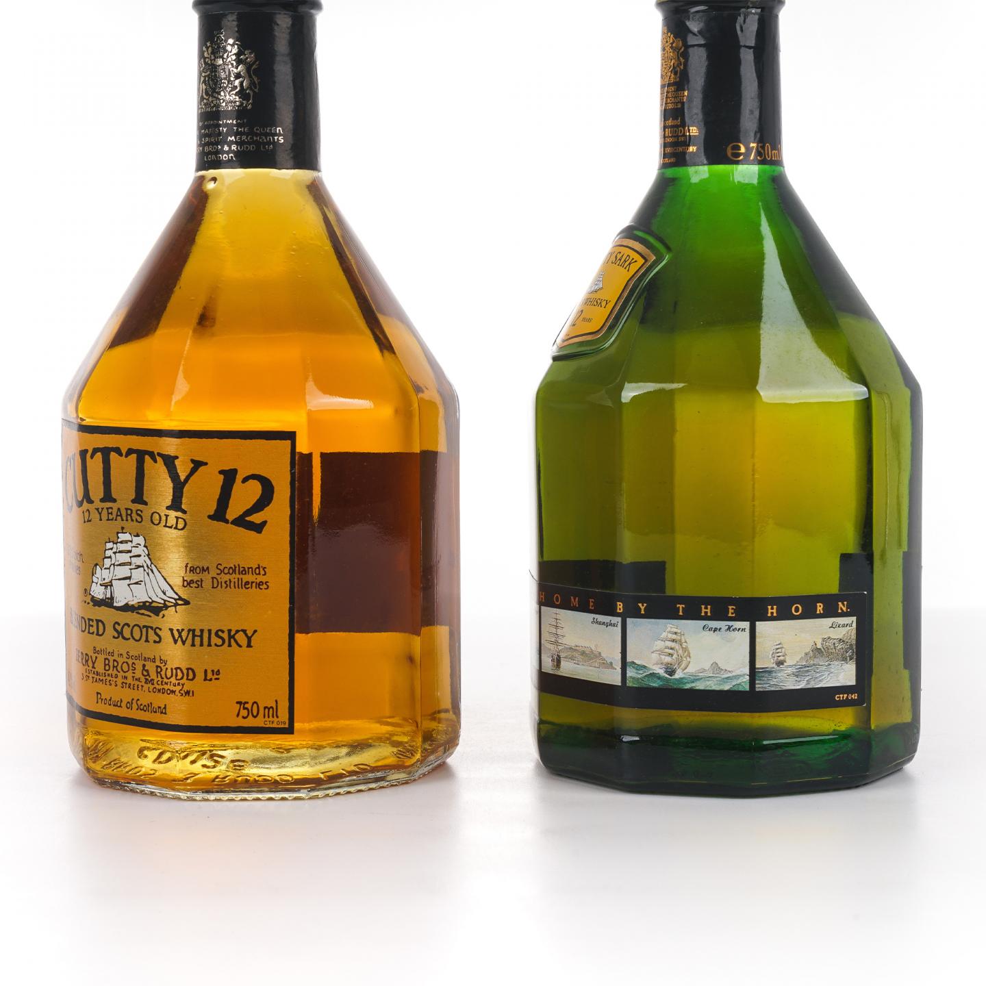 Cutty /Cutty Sark 顺风 12年 调和威士忌 BBR 750mL*2
