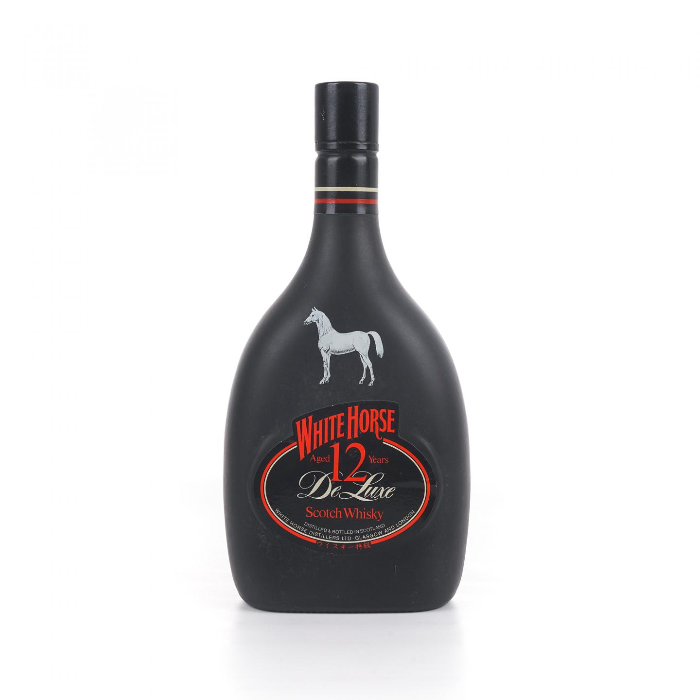 White Horse 白马 12年 1980s 黑瓷瓶 750ml