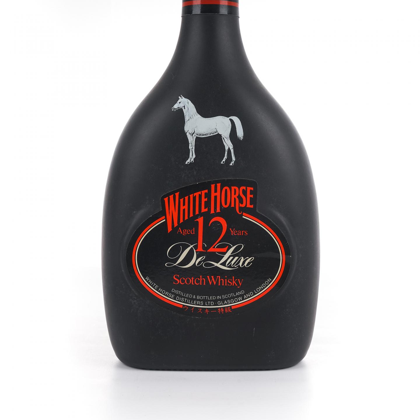 White Horse 白马 12年 1980s 黑瓷瓶 750ml
