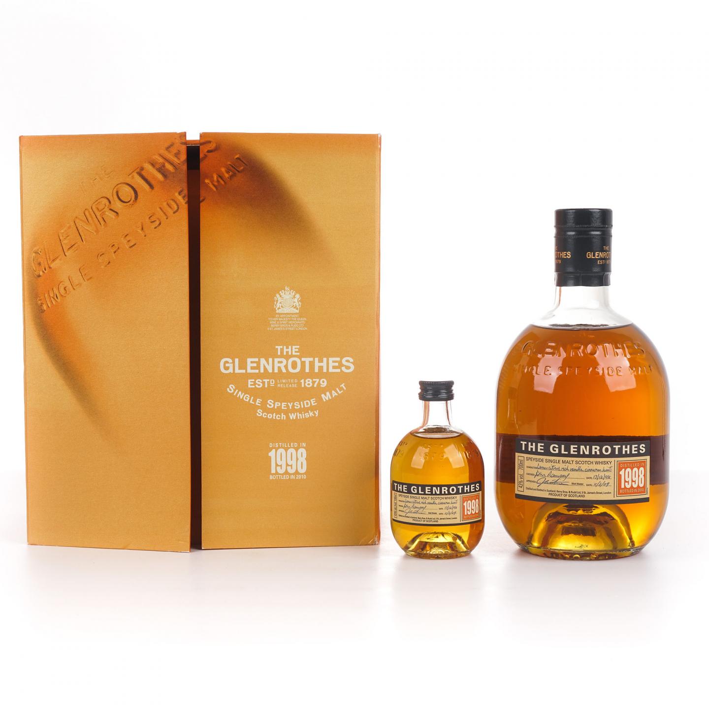 Glenrothes 格兰路思 1998-2010 附100ml酒版