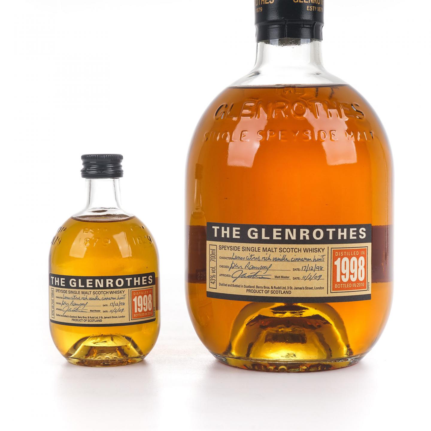 Glenrothes 格兰路思 1998-2010 附100ml酒版