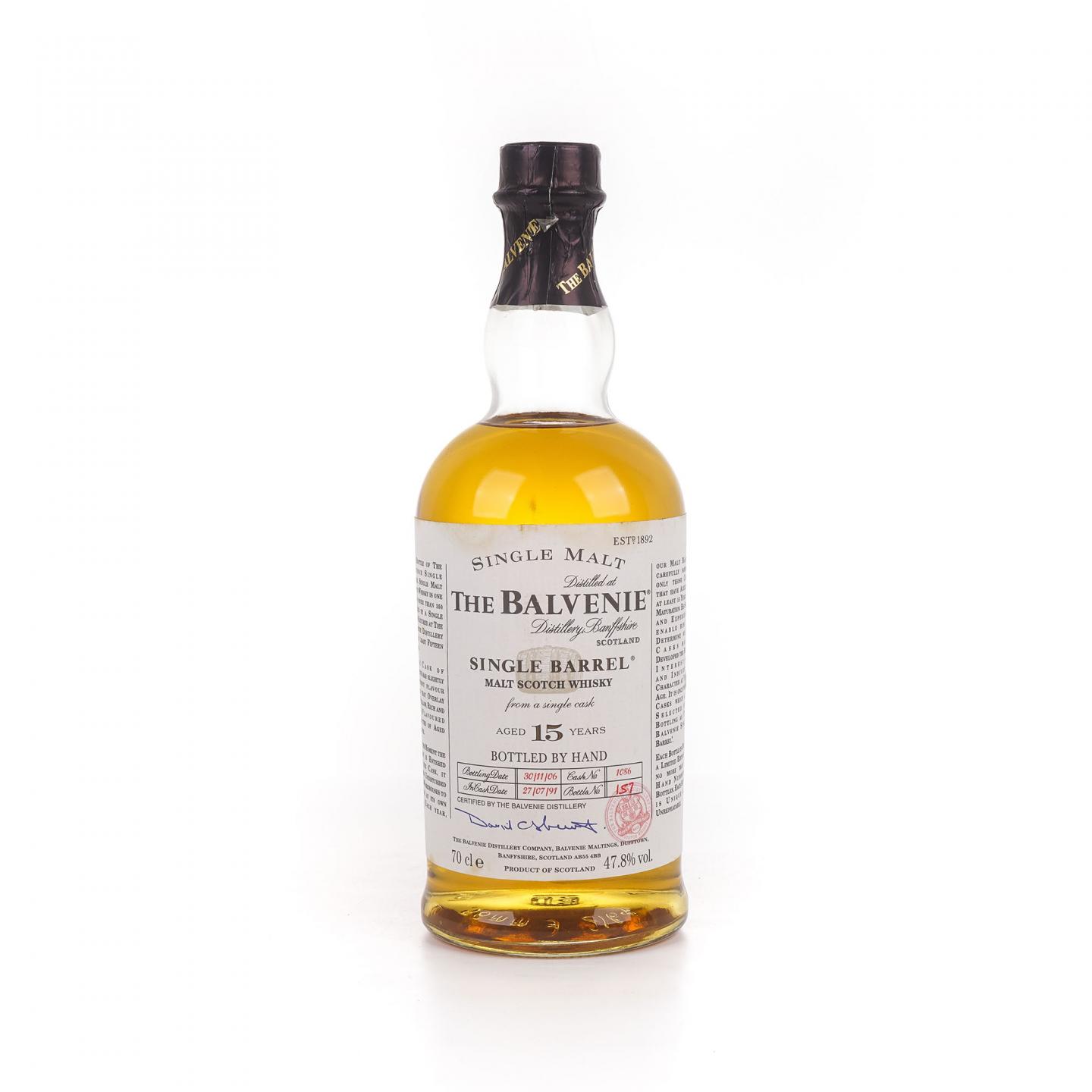 Balvenie 百富 15年 1991-2006 单桶#1086
