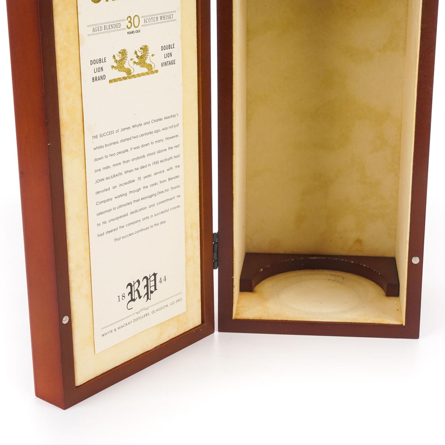 Whyte & Mackay 30年 调和