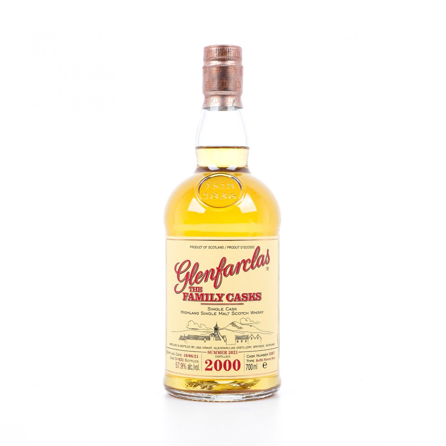 Glenfarclas 格兰花格 2000-2021 家族桶 雪莉单桶#3387