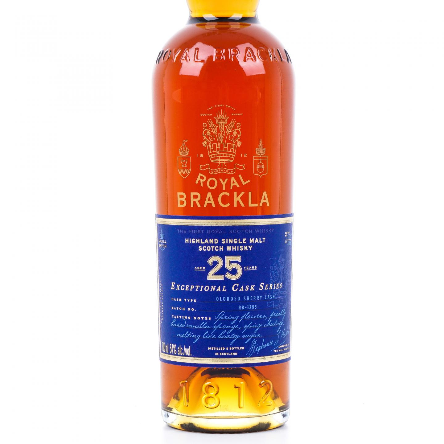 Royal Brackla 皇家布莱克拉 25年 2021 雪莉桶 ECS系列 行货