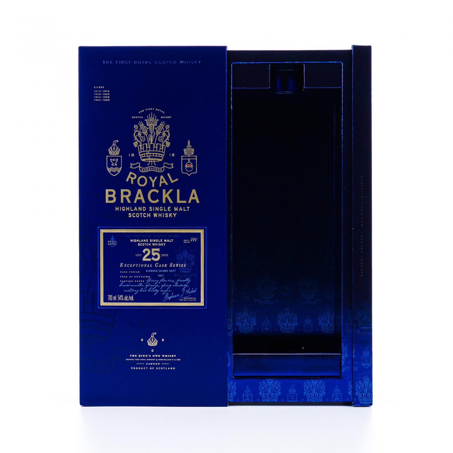 Royal Brackla 皇家布莱克拉 25年 2021 雪莉桶 ECS系列 行货
