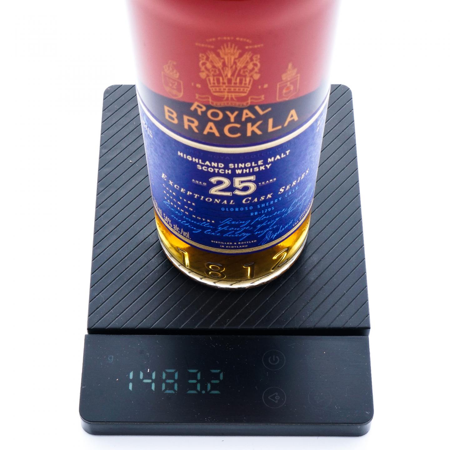 Royal Brackla 皇家布莱克拉 25年 2021 雪莉桶 ECS系列 行货