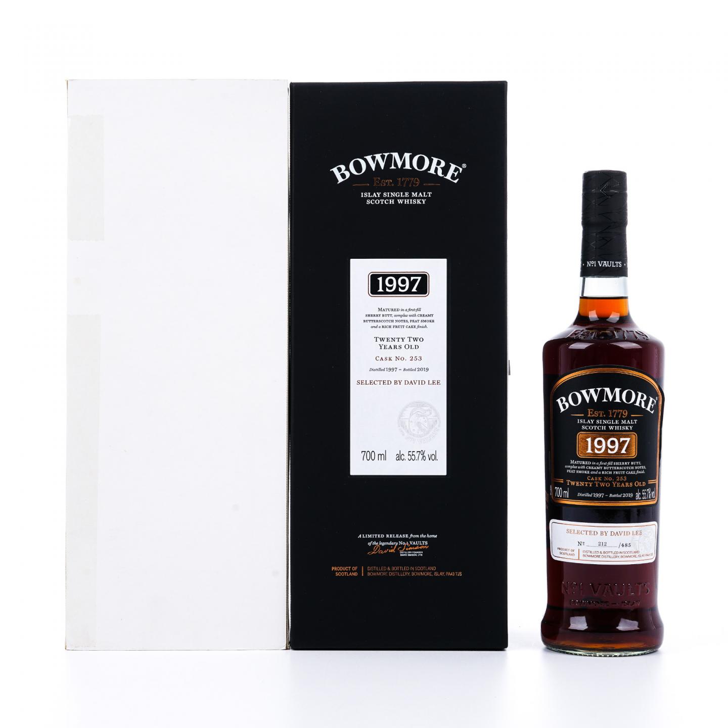 Bowmore 波摩 22年 1997-2019 雪莉单桶#253 行货 700ml
