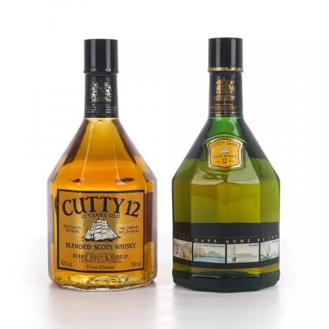 Cutty /Cutty Sark 顺风 12年 调和威士忌 BBR 750mL*2
