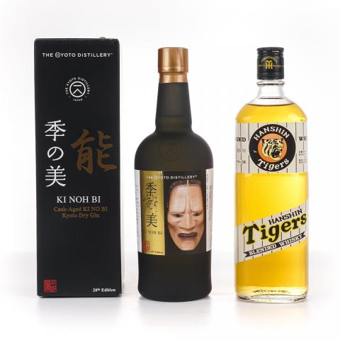 海洋轻井泽 阪神虎队限定 调和 /季の美 能面系列 金酒 2瓶组