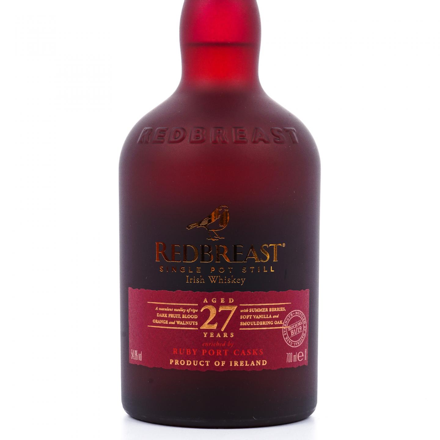 Redbreast 知更鸟 27年 2019