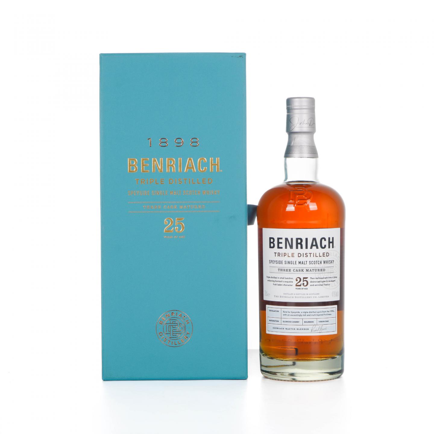 BenRiach 本利亚克 25年 2024 Triple Distilled