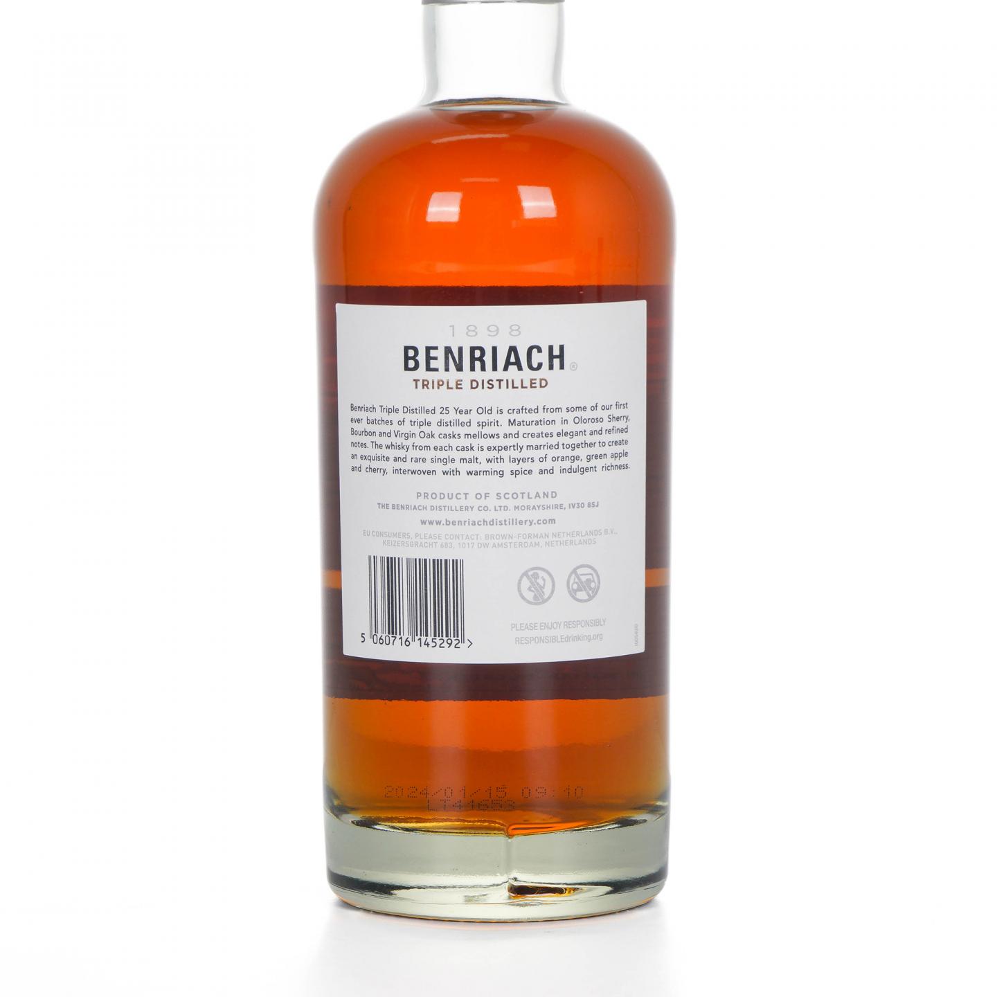 BenRiach 本利亚克 25年 2024 Triple Distilled