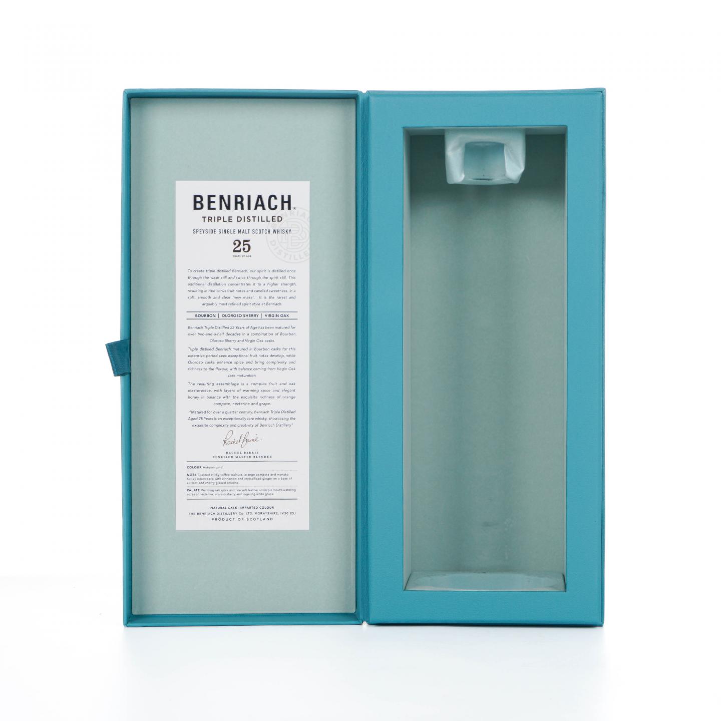 BenRiach 本利亚克 25年 2024 Triple Distilled