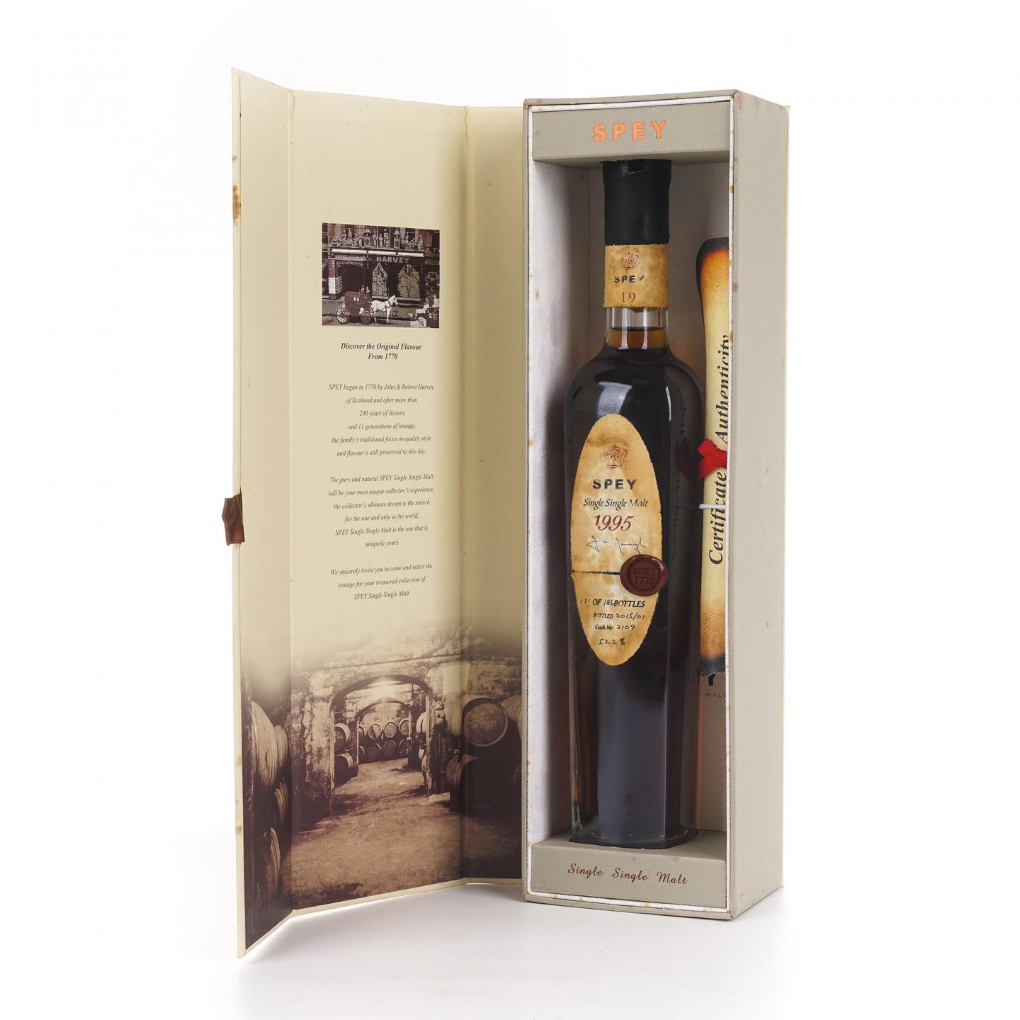 Spey 诗贝 19年 1995-2015 单桶#2109 500ml