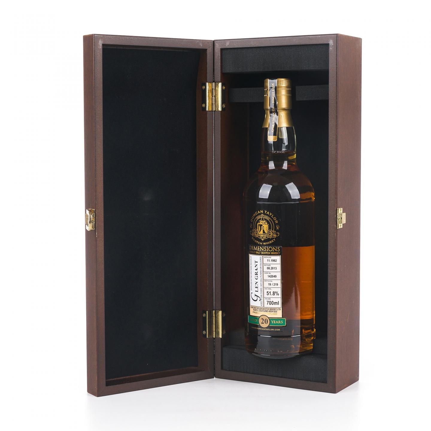 Glen Grant 格兰冠 20年 1992-2013 桶号#142049 DT