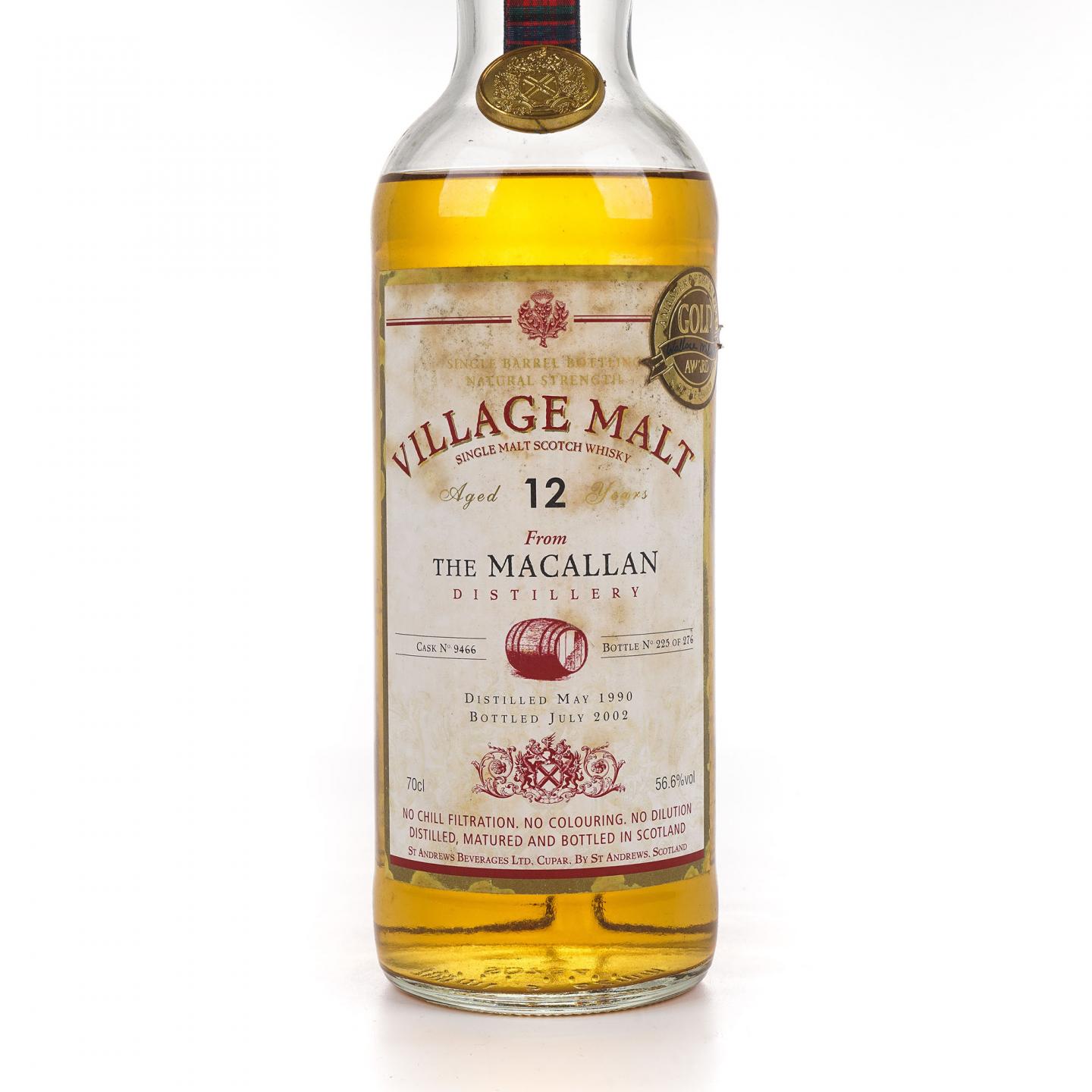 Village Malt 12年 1990-2002 单桶#9466