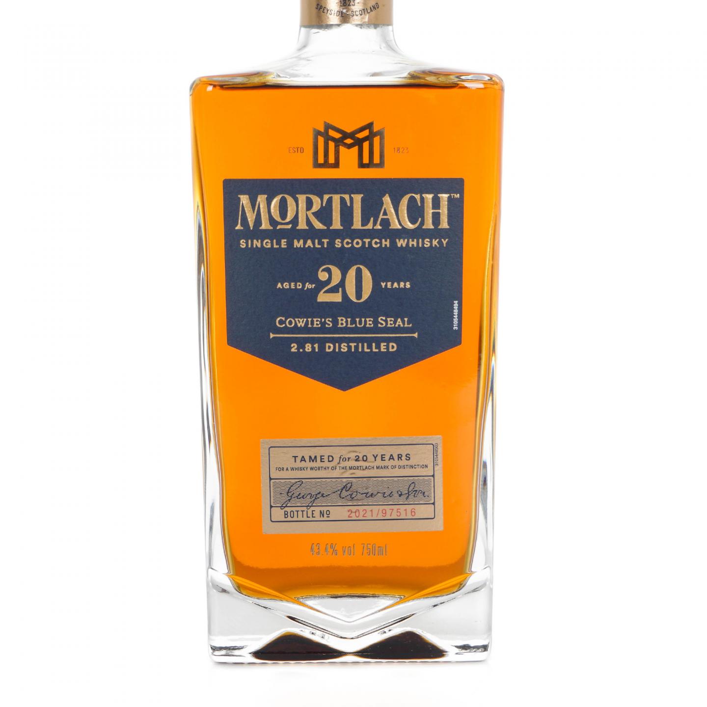 Mortlach 慕赫 20年 Cowie's Blue Seal 43.4%Vol. 750ml