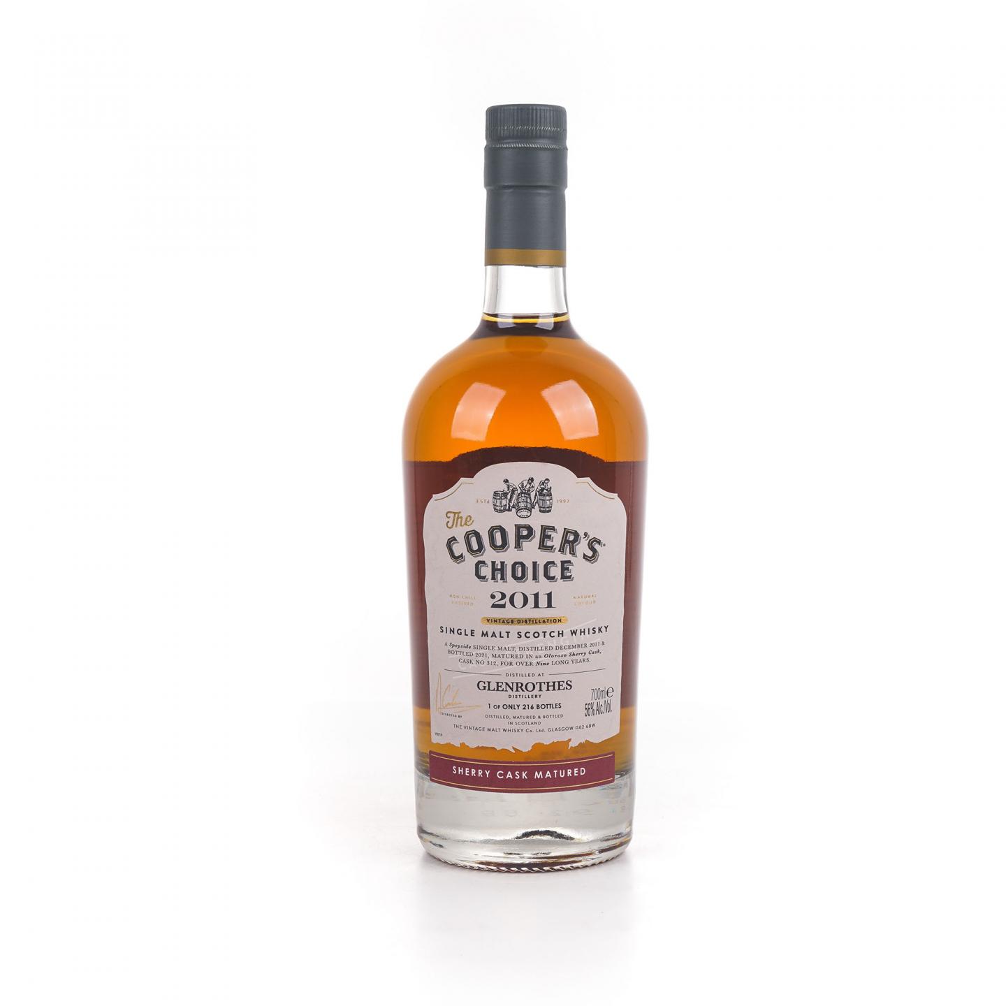 Glenrothes 格兰路思 2011-2021 雪莉桶 The Cooper's Choice