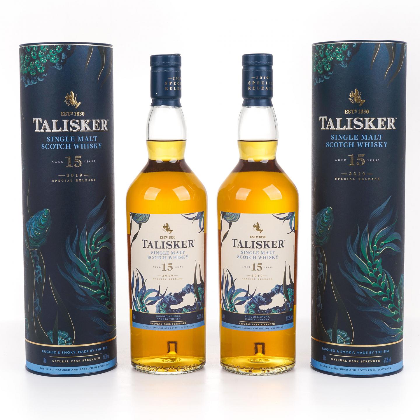 Talisker 泰斯卡 15年 SR 2019 桶强 2支组