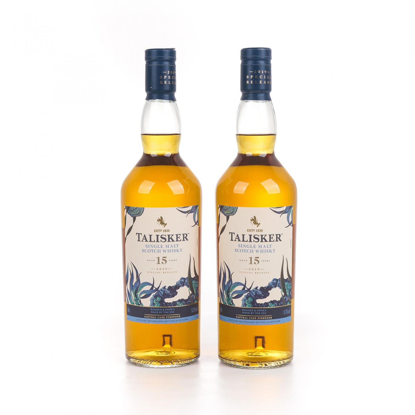 Talisker 泰斯卡 15年 SR 2019 桶强 2支组