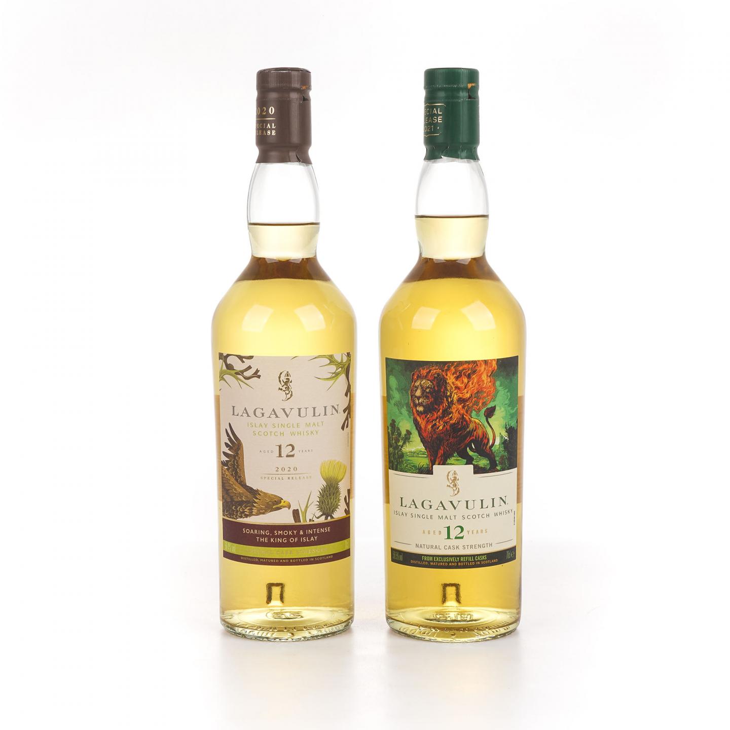Lagavulin 乐加维林 12年 SR 2020/2021 2支组