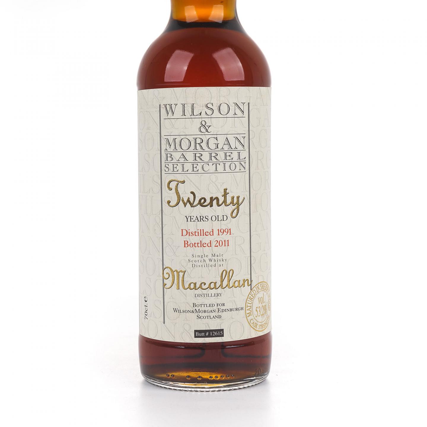 Macallan 麦卡伦 20年 1991-2011 Wilson & Morgan