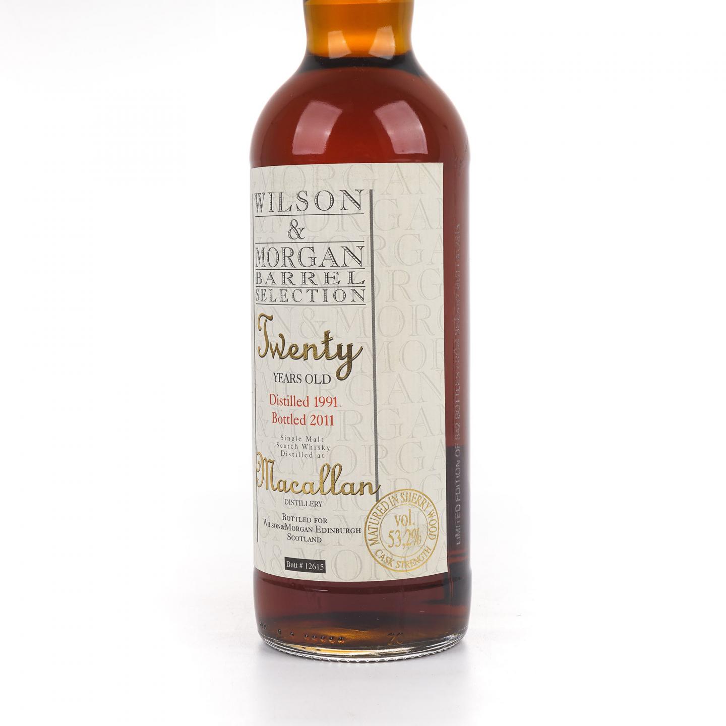 Macallan 麦卡伦 20年 1991-2011 Wilson & Morgan