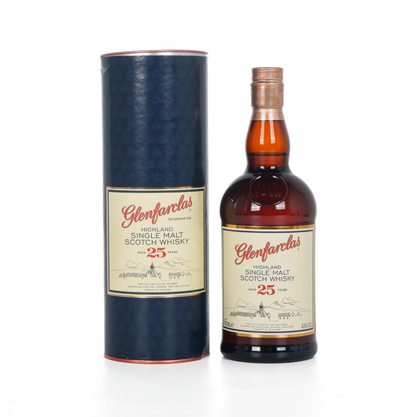 Glenfarclas 格兰花格 25年 2021 700ML 圆筒