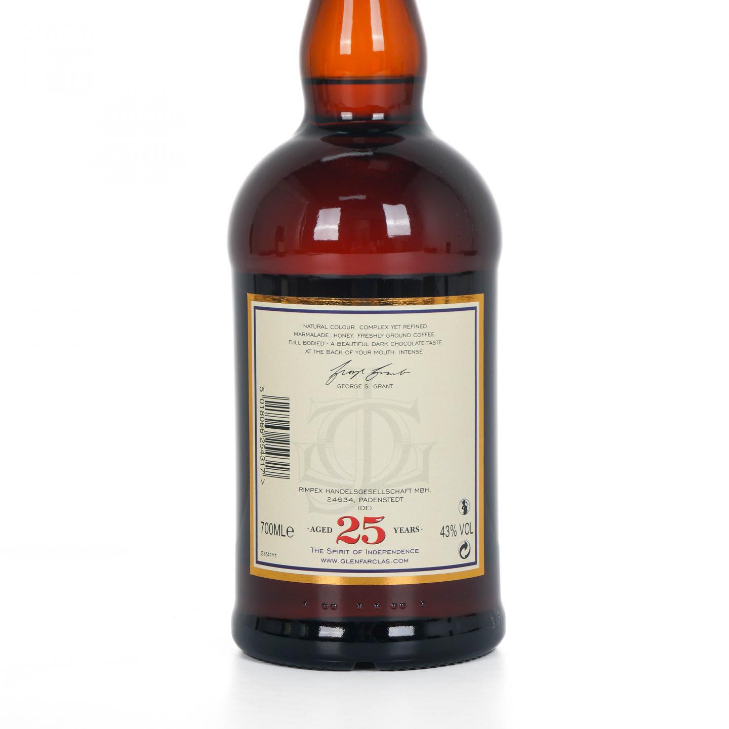 Glenfarclas 格兰花格 25年 2021 700ML 圆筒
