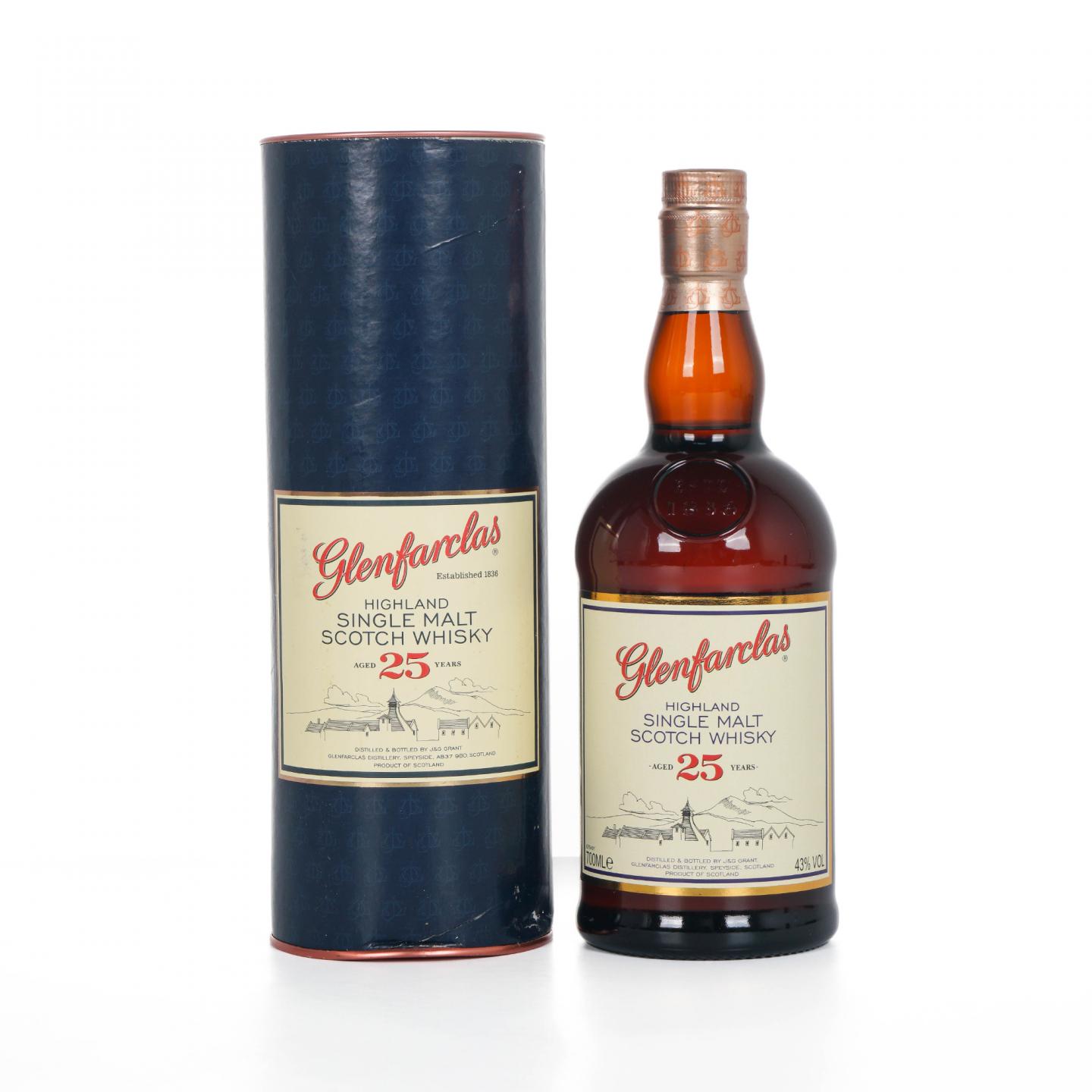 Glenfarclas 格兰花格 25年 2021 700ml 圆筒