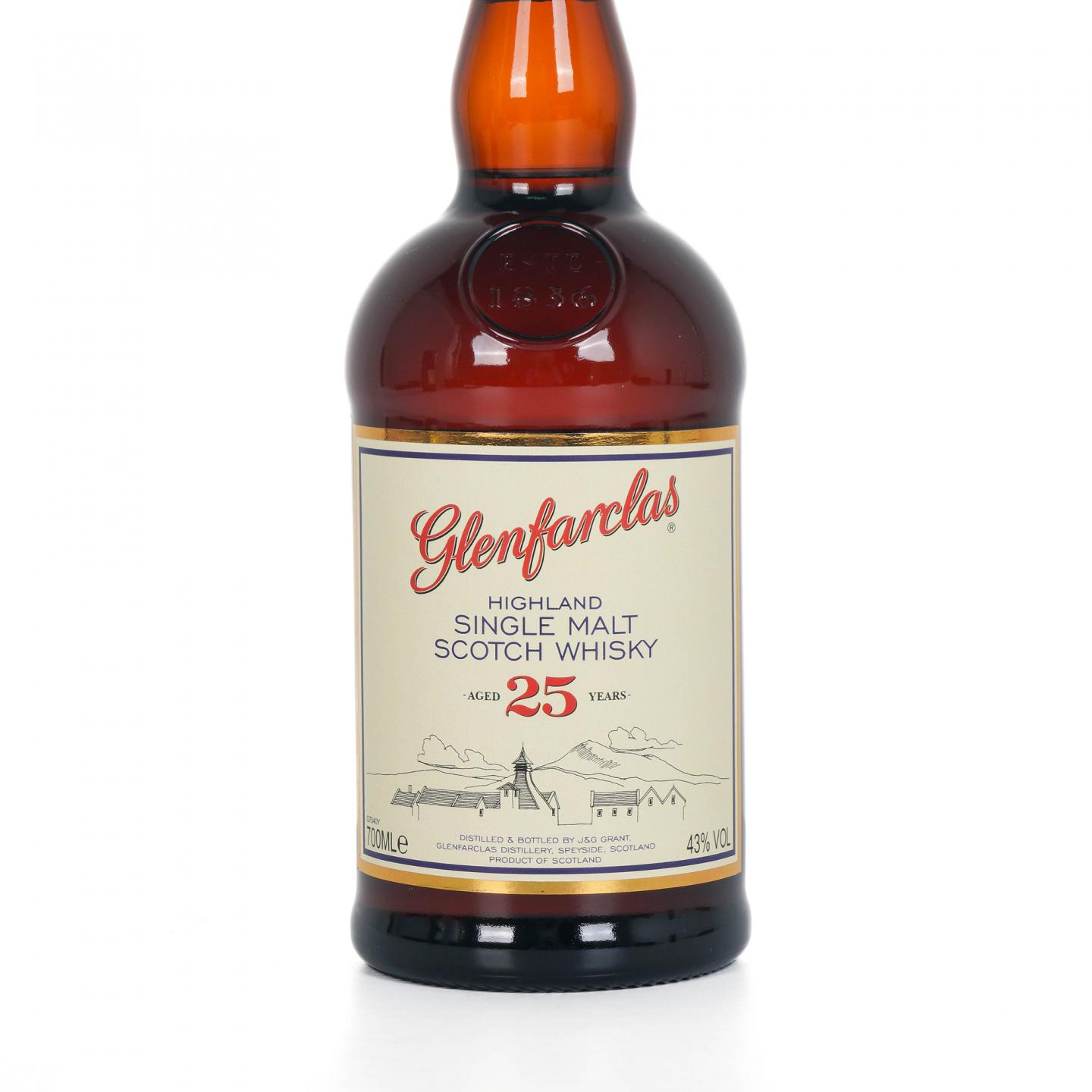 Glenfarclas 格兰花格 25年 2021 700ml 圆筒