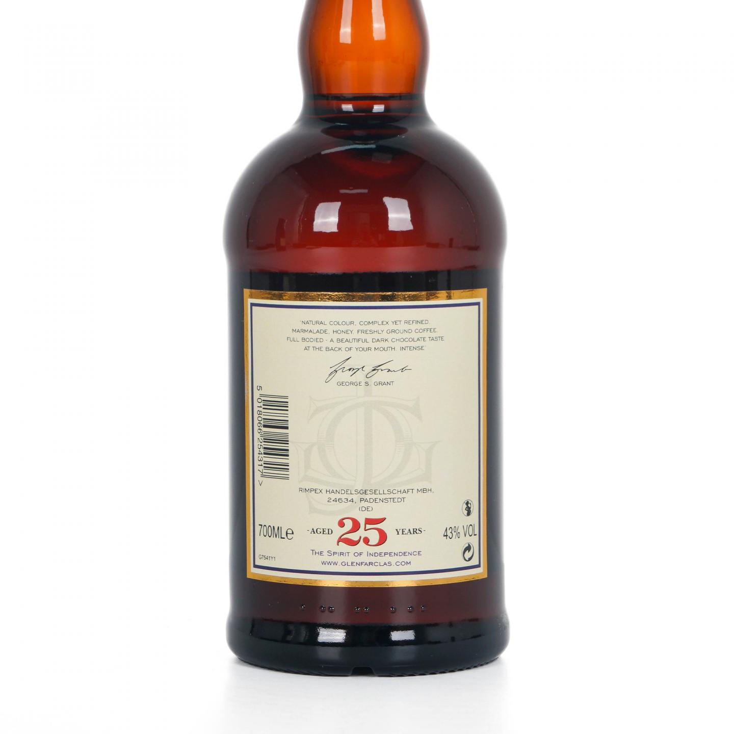 Glenfarclas 格兰花格 25年 2021 700ml 圆筒