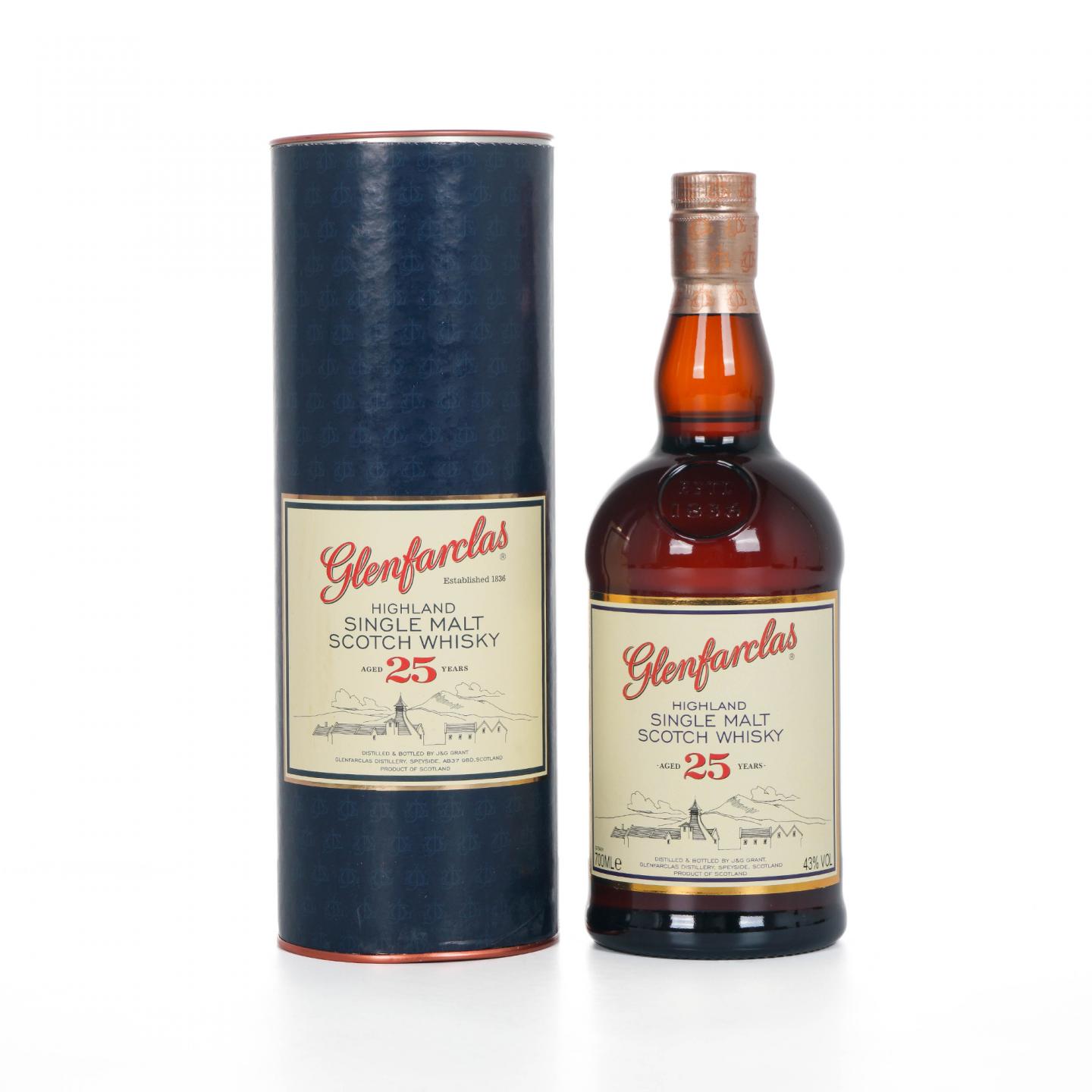 Glenfarclas 格兰花格 25年 2021 圆筒 700ml
