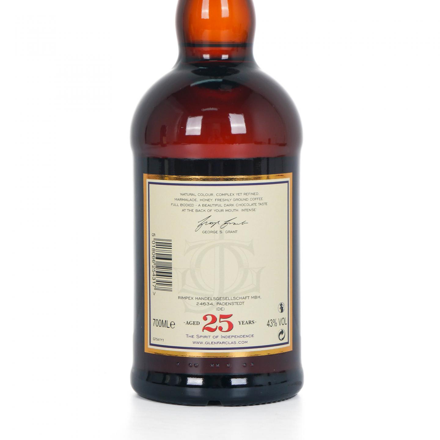 Glenfarclas 格兰花格 25年 2021 圆筒 700ml