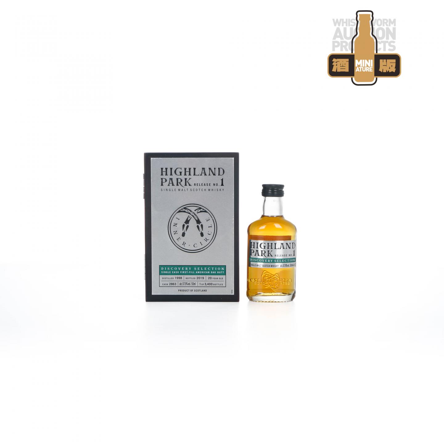 【酒版】Highland Park 高原骑士 20年 1998-2019 单桶 50ml