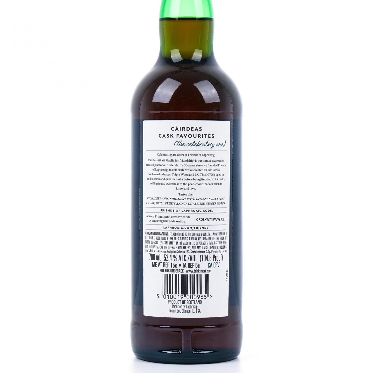 Laphroaig 拉弗格 10年 Cairdeas 52.4%Vol.