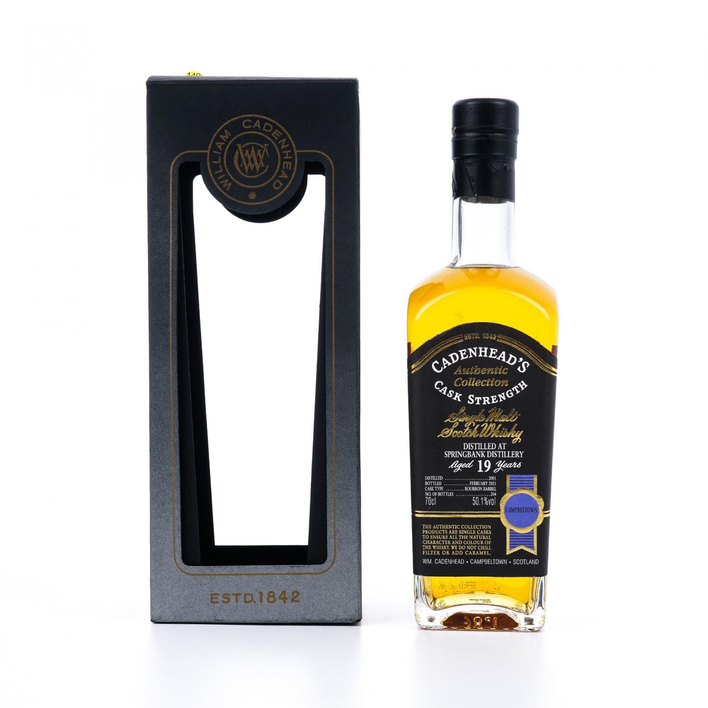 Springbank 云顶 19年 2001-2021 单桶 CA