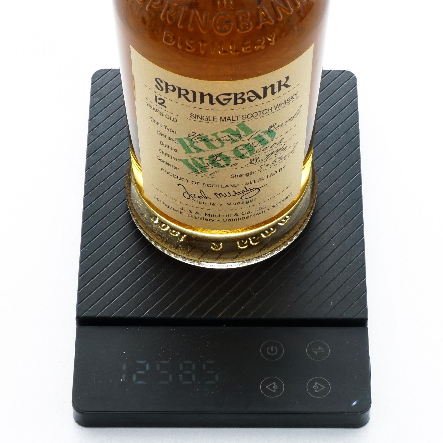 Springbank 云顶 12年 1989-2002 朗姆风味桶