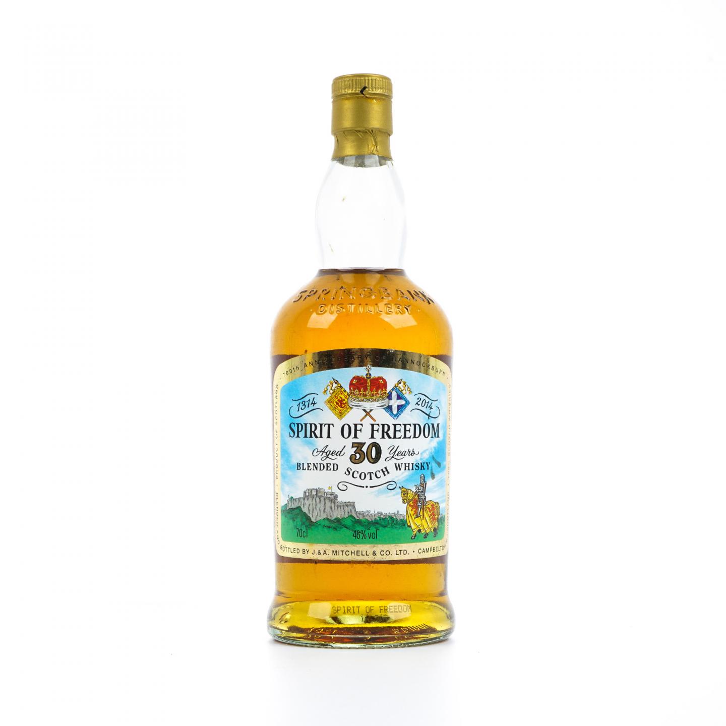 Springbank 云顶 30年 Spirit of Freedom