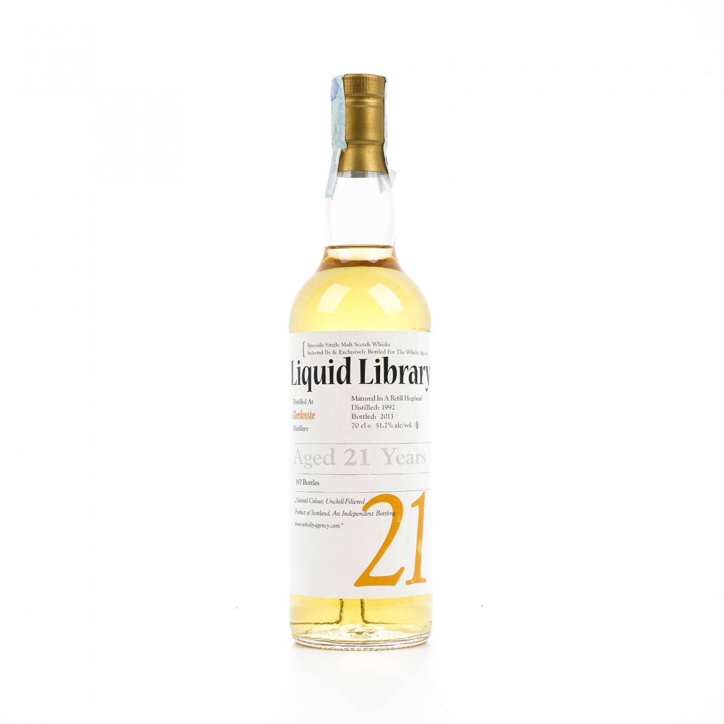 Glenlossie 格兰洛西 21年 1992-2013 Liquid Library 51.7%