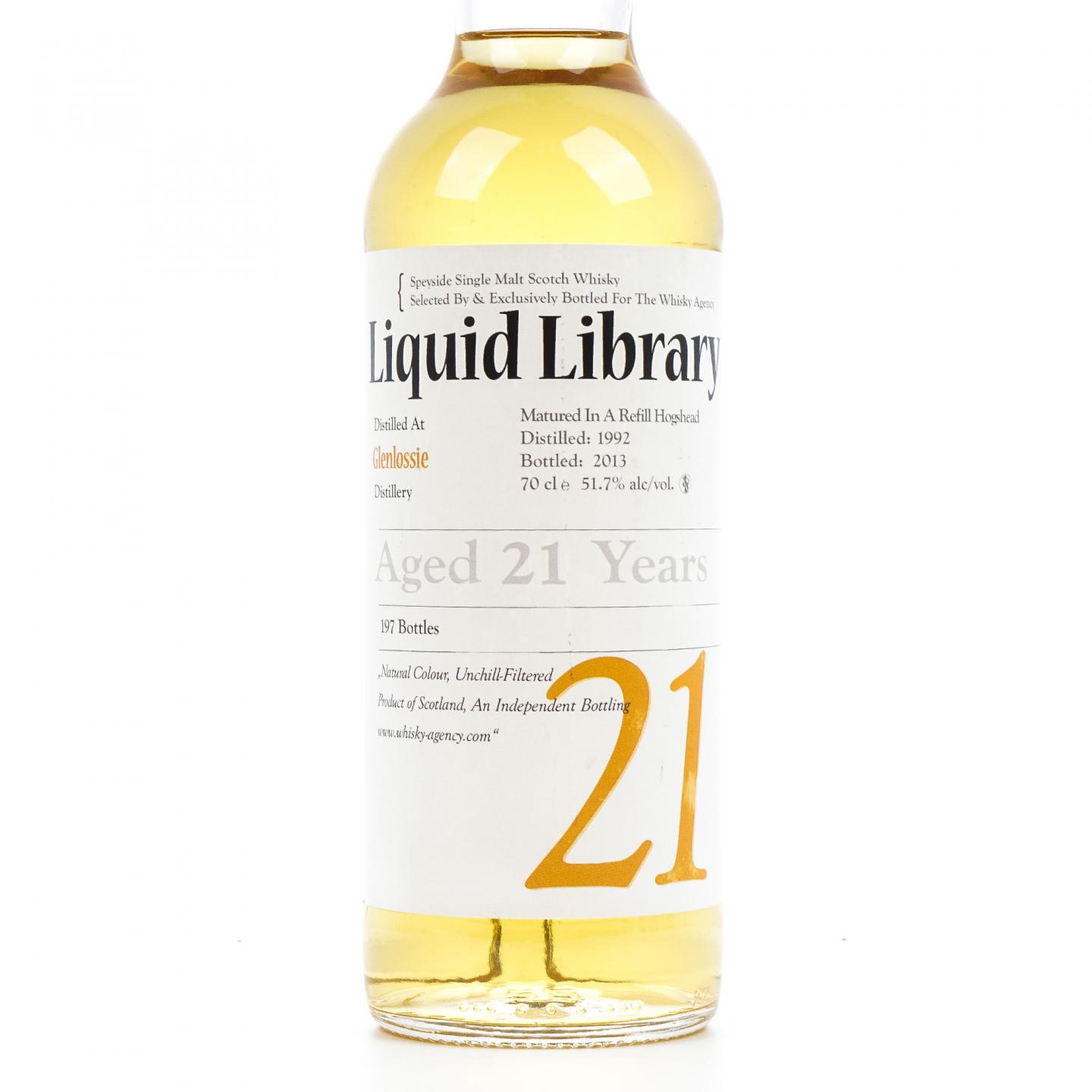Glenlossie 格兰洛西 21年 1992-2013 Liquid Library 51.7%