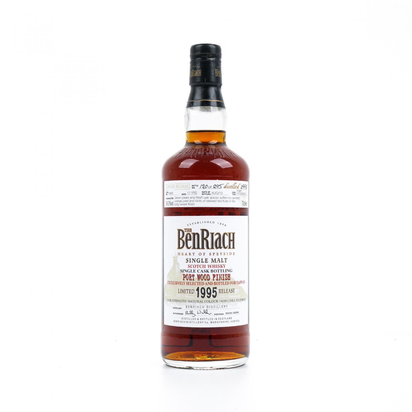 BenRiach 本利亚克 17年 1995-2013 波特单桶#5966