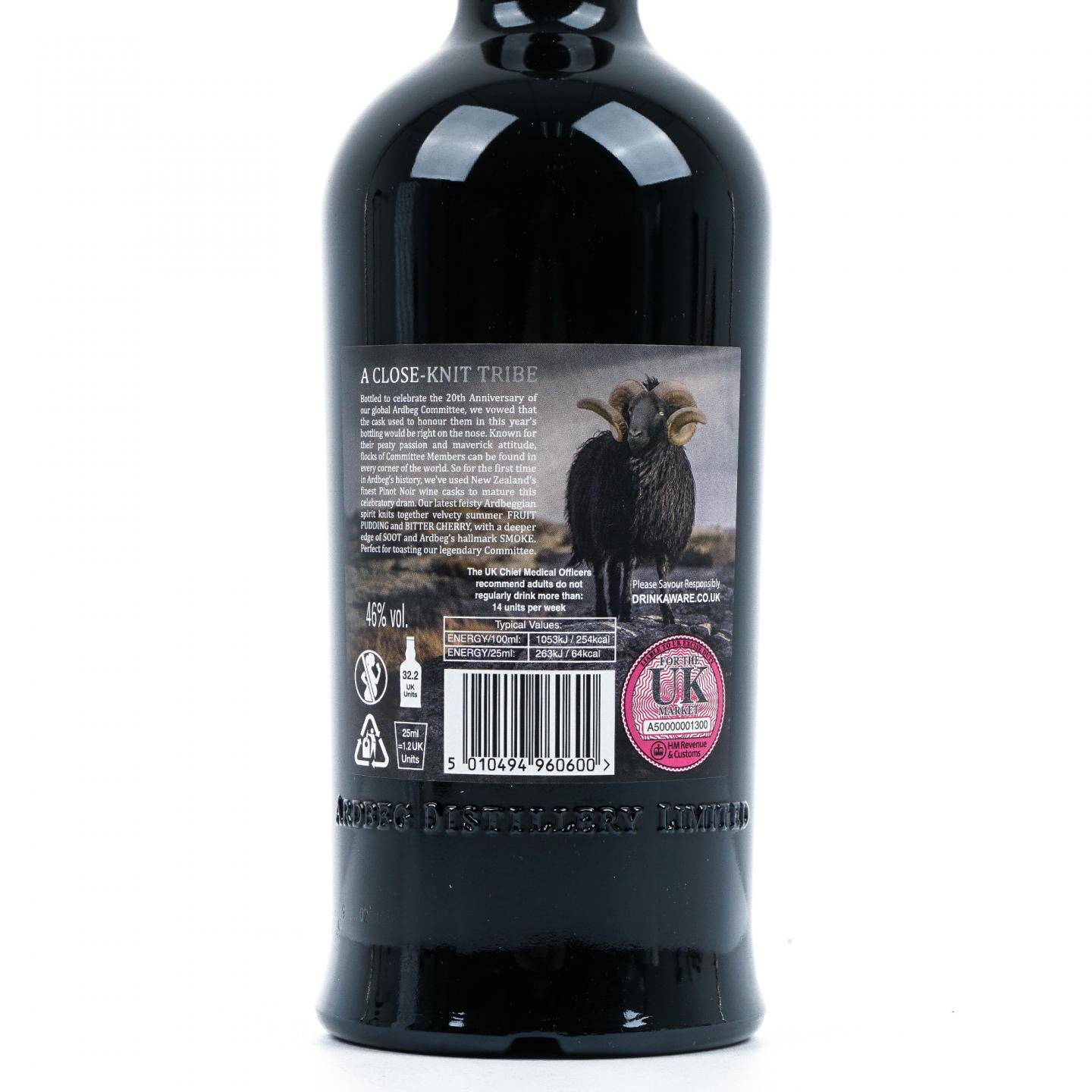 Ardbeg 阿贝 Blaaack 黑羊 2020 委员会20周年纪念