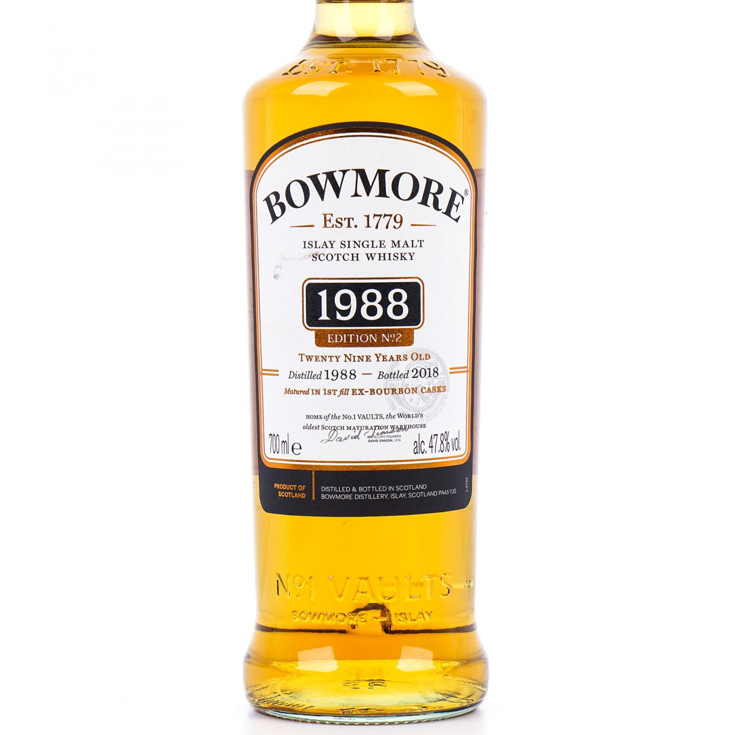 Bowmore 波摩 29年 1988-2018 Edition No. 2 礼盒 700ML