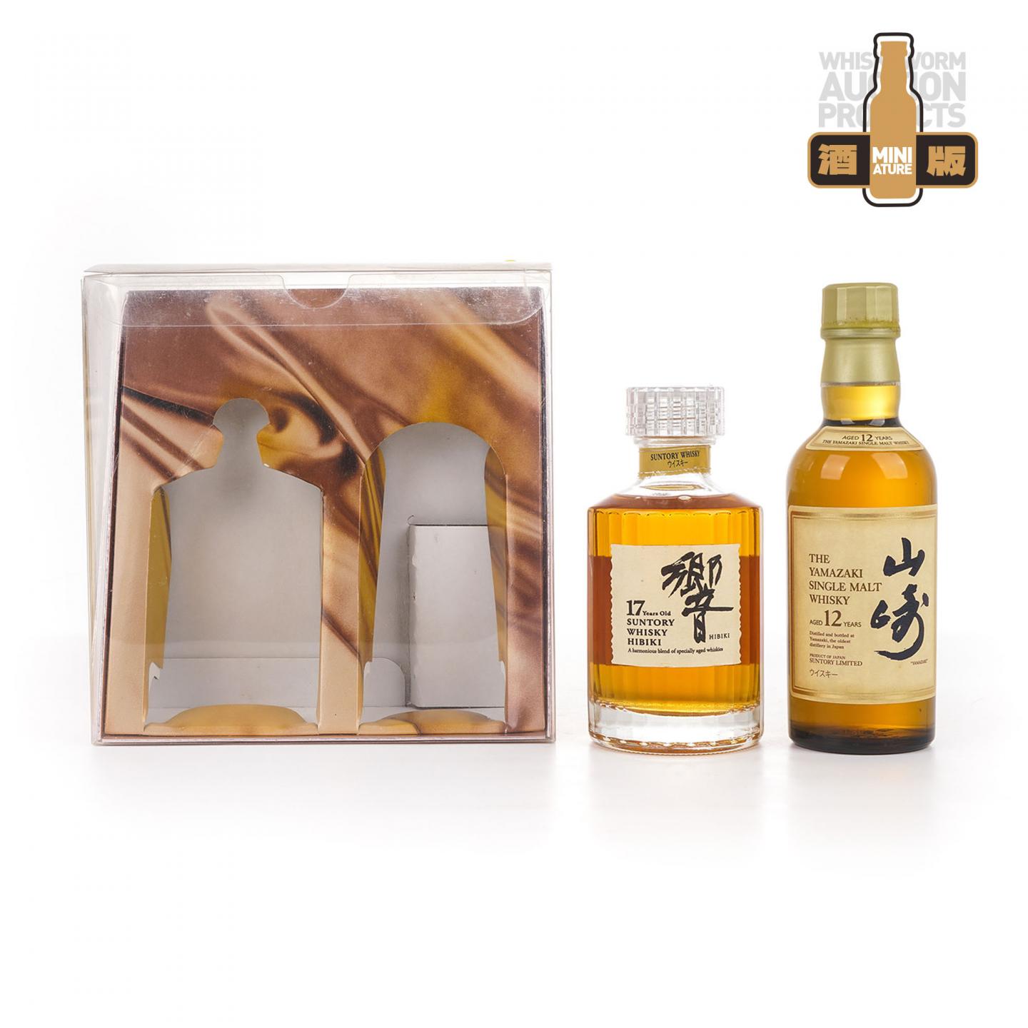 【中样】响 17年/山崎 12年 180ml*2