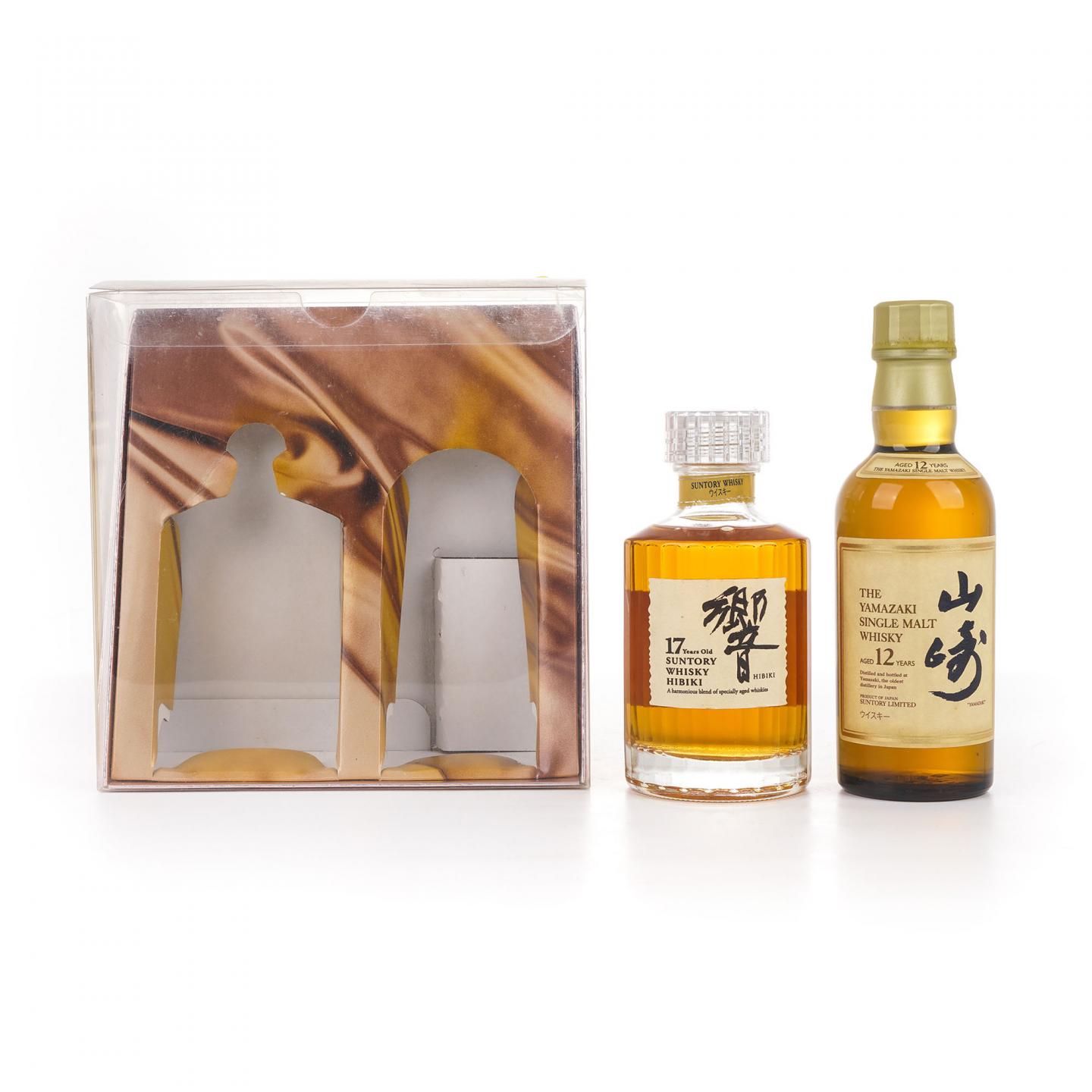 【中样】响 17年/山崎 12年 180ml*2