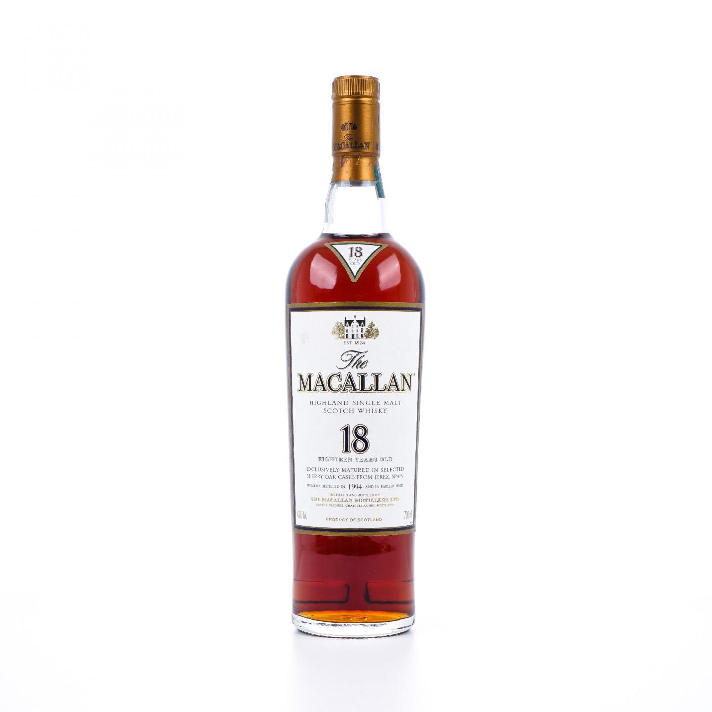 Macallan 麦卡伦 18年 1994 雪莉桶