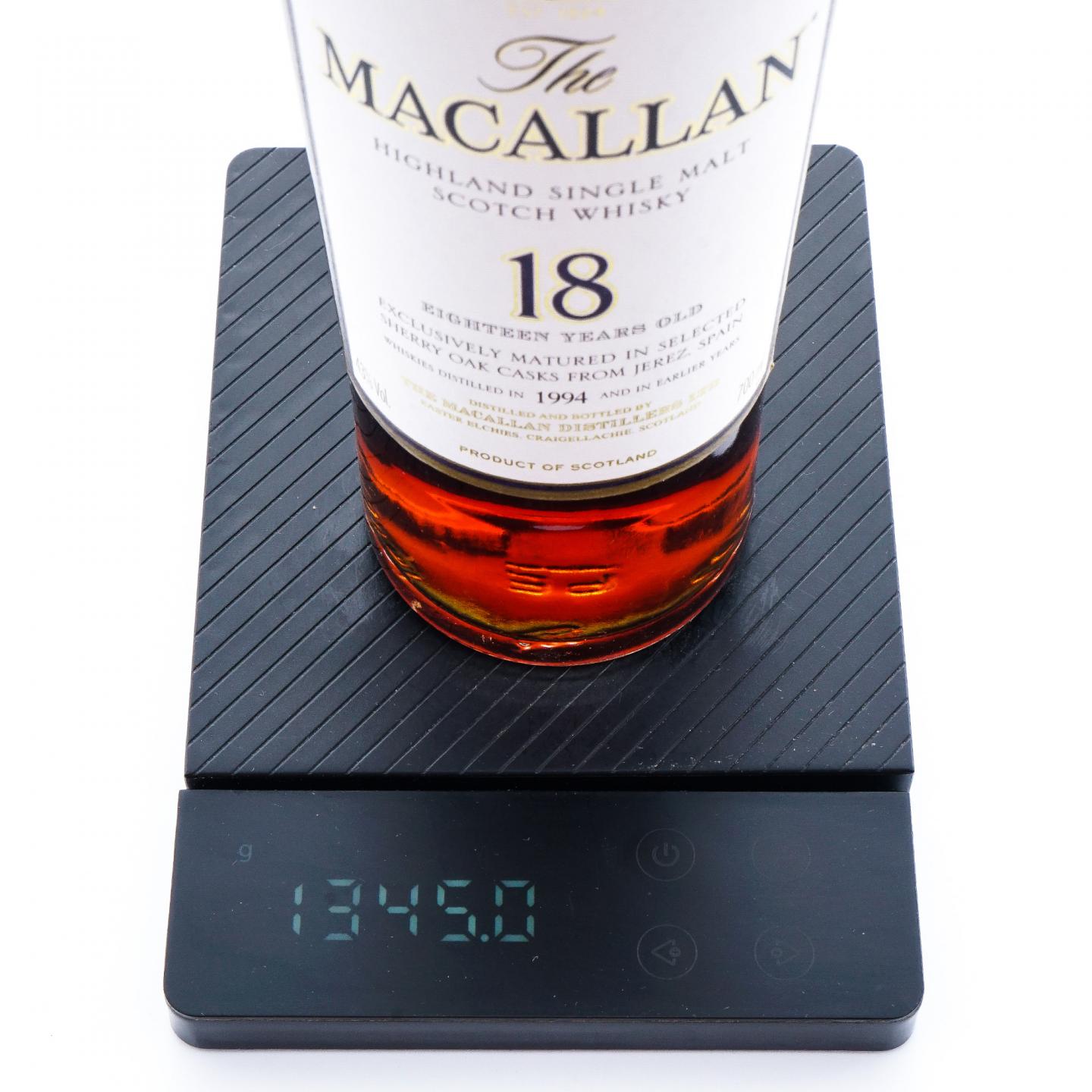 Macallan 麦卡伦 18年 1994 雪莉桶