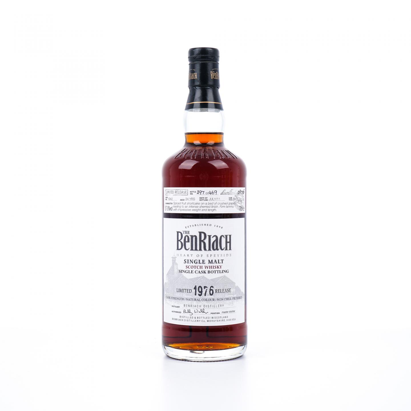 BenRiach 本利亚克 34年 1976-2011 单桶#6942